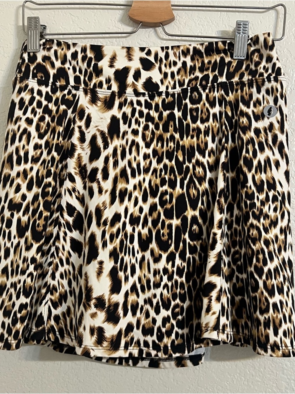 Dona Jo tennis skort Leopard Print skort skirt athletic tennis pickleball animal - Picture 6 of 8